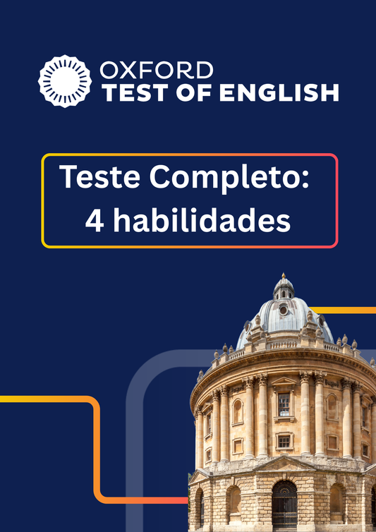 Oxford Test of English (+16 anos - A2-B2) -  Test Completo: 4 habilidades