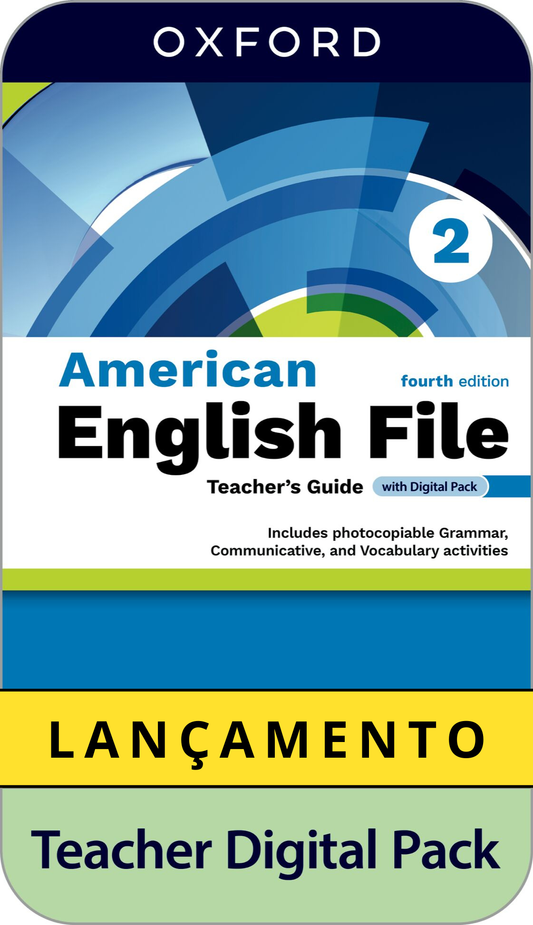 American English File 4°  Edicao - Nivel 2 - Kit Digital do Professor