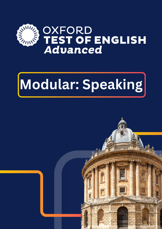 Oxford Test of English Advanced (+16 anos B2-C1) - Modular: Speaking