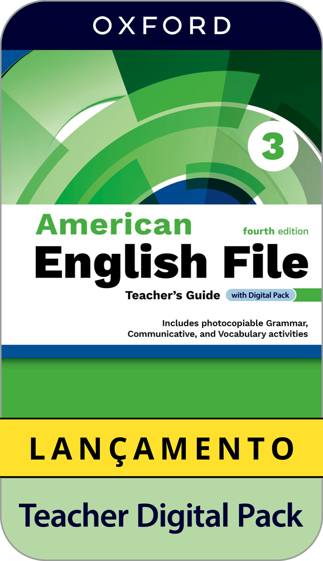 American English File 4°  Edicao - Nivel 3  - Kit Digital do Professor