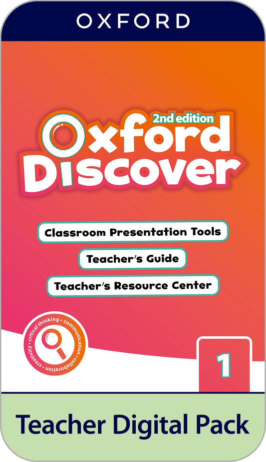 Oxford Discover 2ª Edição - Nível 1 - Kit Digital do Professor