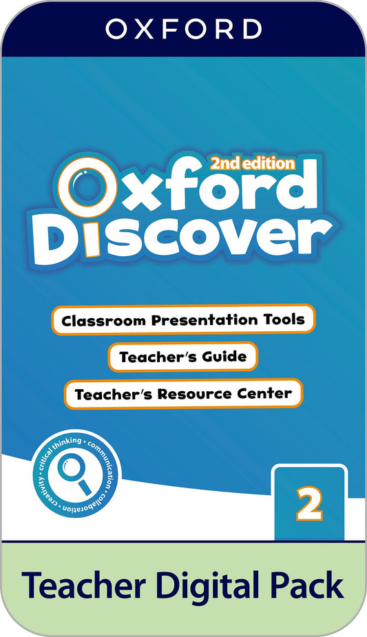 Oxford Discover 2ª Edição - Nível 2 - Kit Digital do Professor