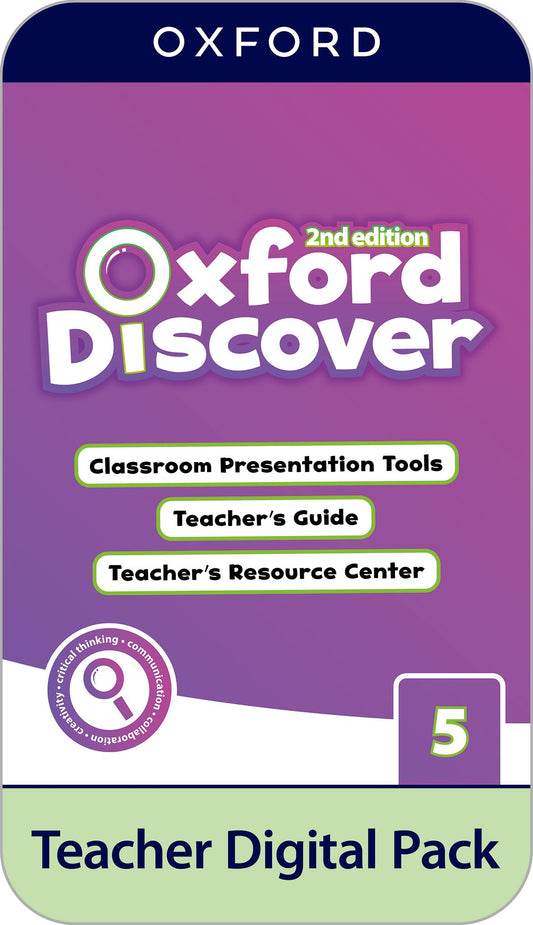 Oxford Discover 2ª Edição - Nível 5 - Kit Digital do Professor