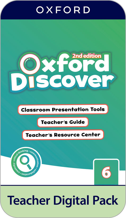 Oxford Discover 2ª Edição - Nível 6 - Kit Digital do Professor